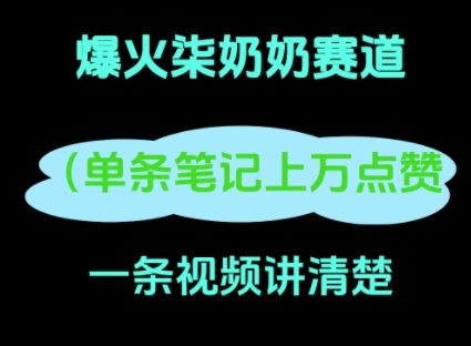 小红书爆火柒奶奶，13 天涨粉 8.7 W，全流程拆解_八载学创